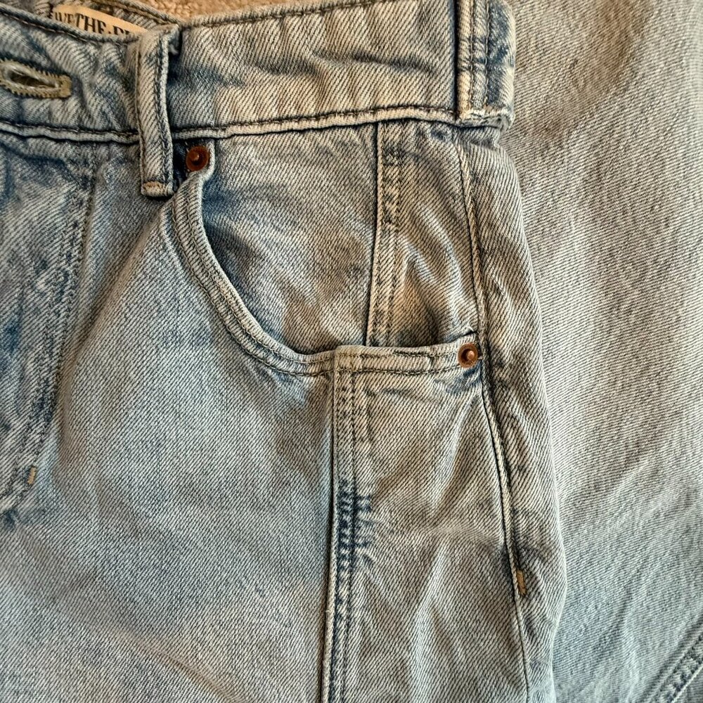 Free People We The Free Folklore Balloon-Leg Jeans - Size 27 - Picture 5 of 12
